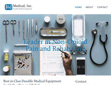 Tablet Screenshot of jandjmedicalinc.com